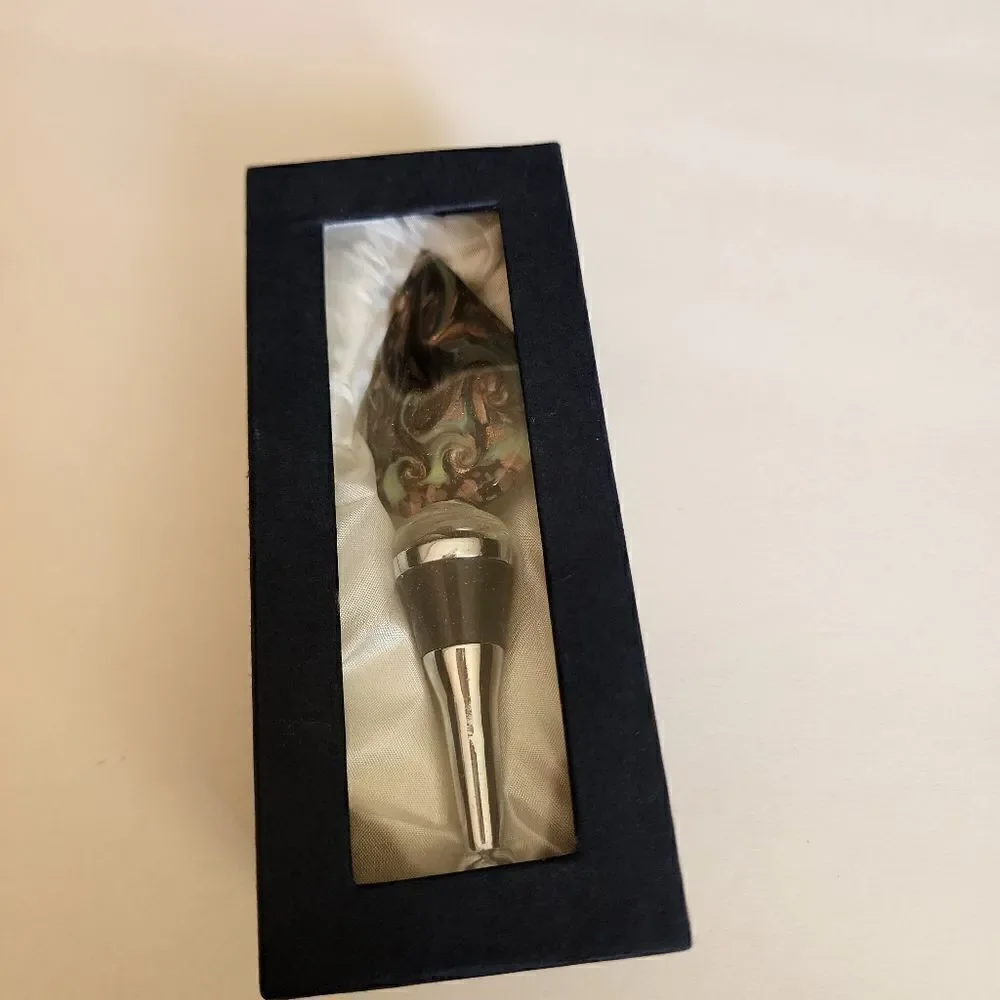 Glass Decorative Wine Stopper